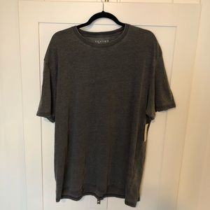 Lucky Brand Grey Venice Burnout T-Shirt